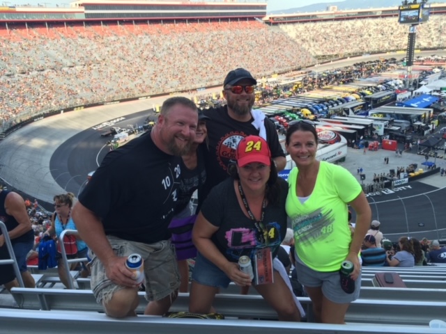 Sandra at Bristol Motor Speedway, Jeff Gordon #24